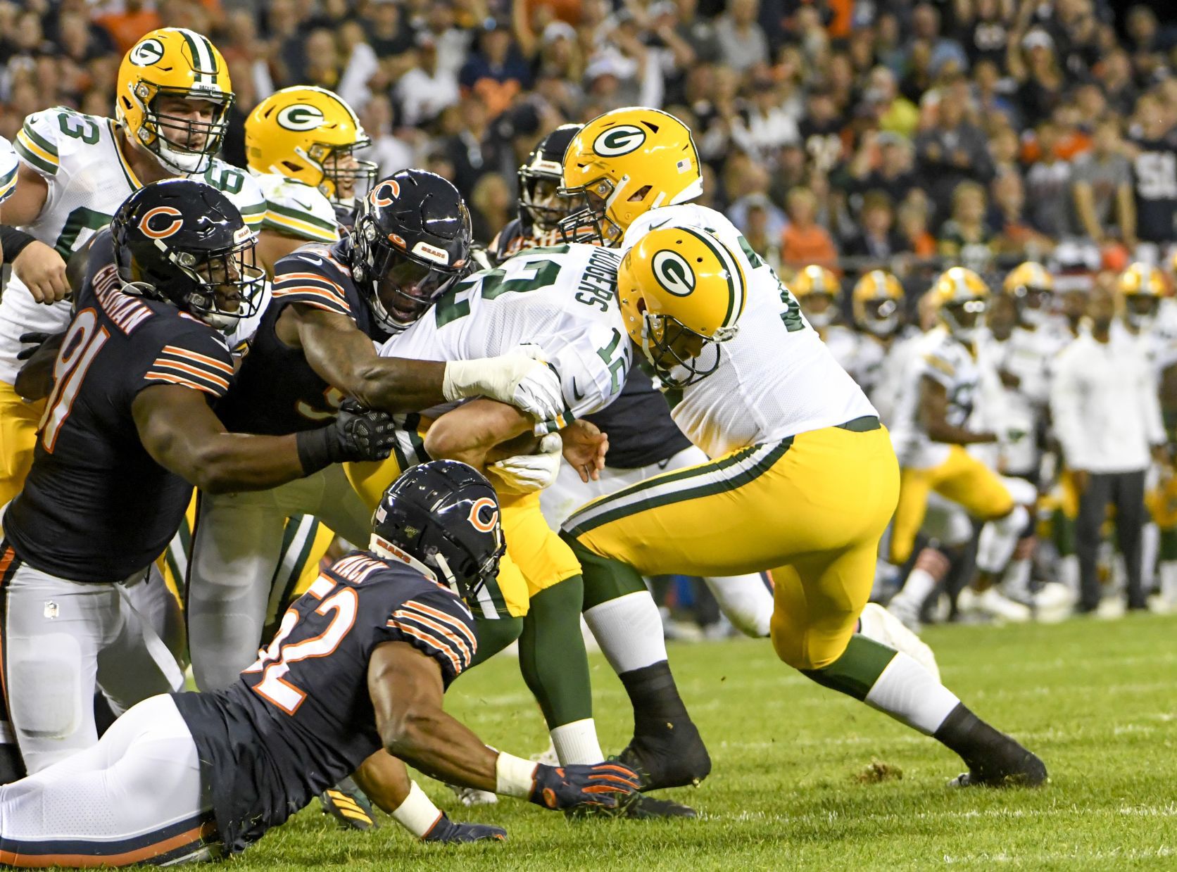 Packers 10, Bears 3